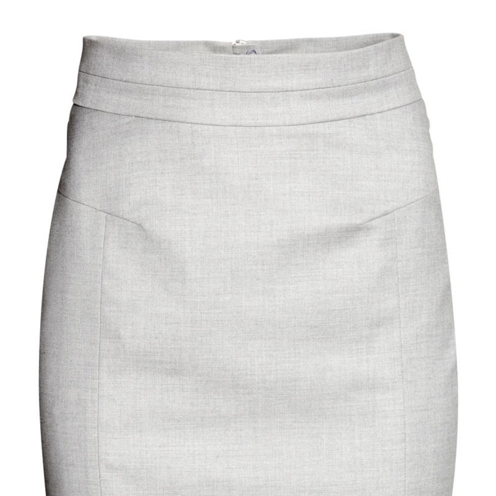 H&M Grey Pencil Skirt